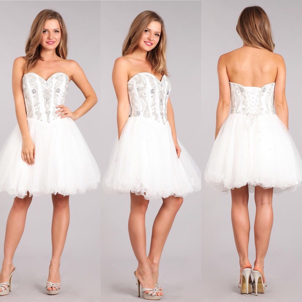 My Fashion 1732 White Dress